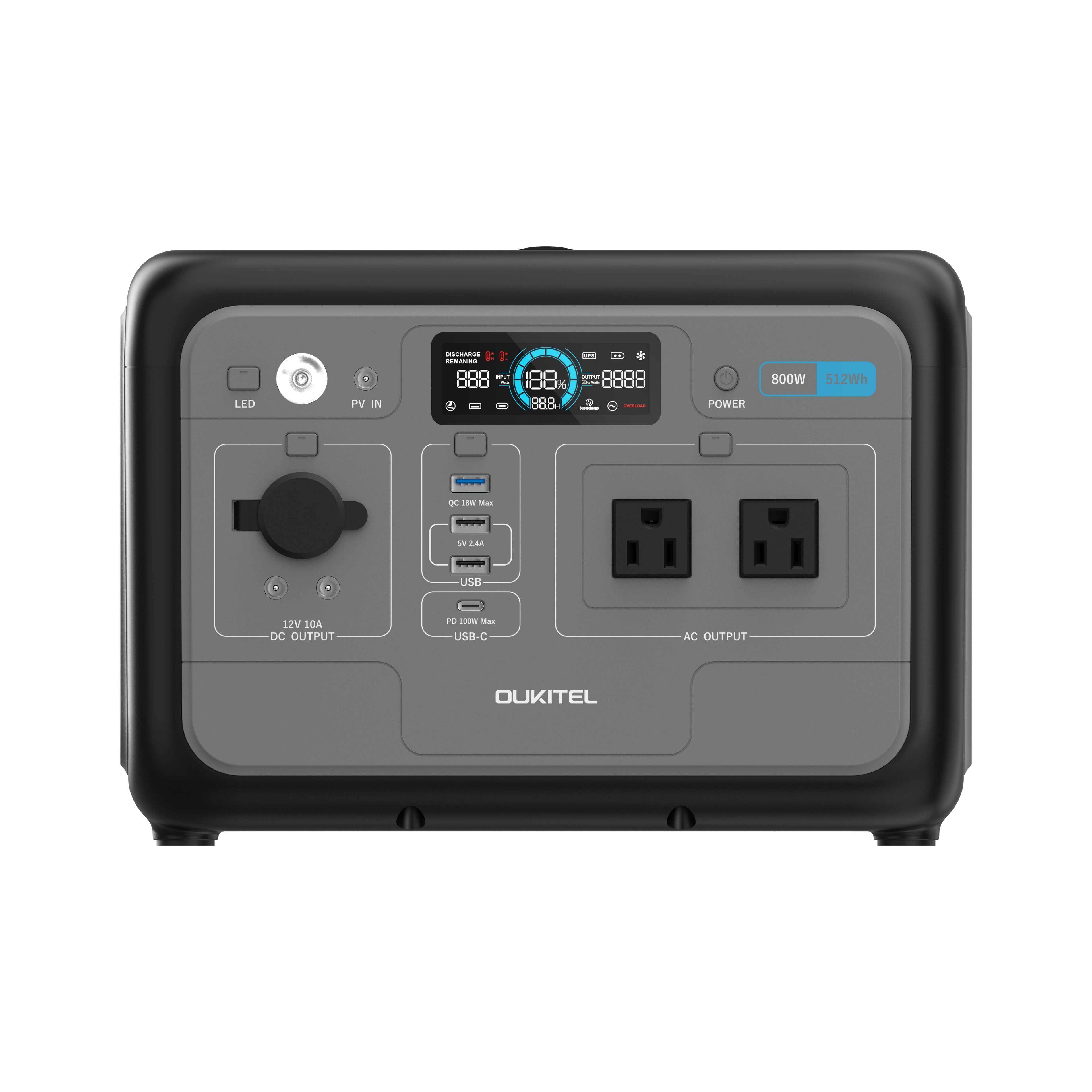 OUKITEL Portable Power Station P800E