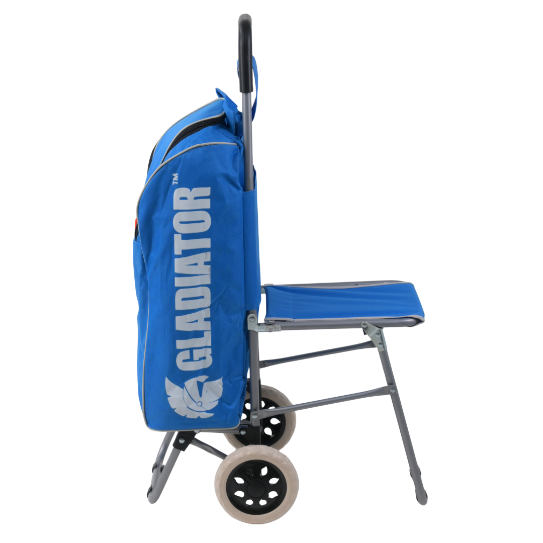 Insulated Trolley Bag w/ Foldable Chair
