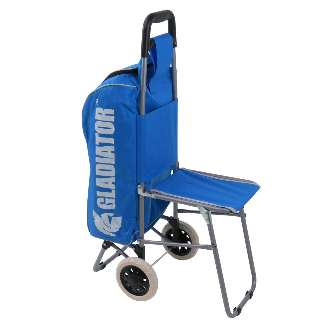 Insulated Trolley Bag w/ Foldable Chair