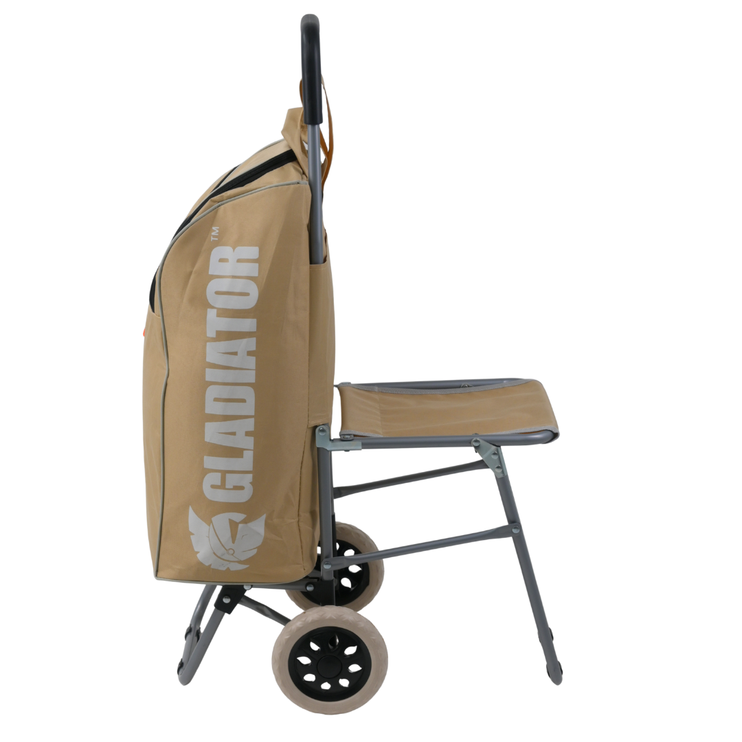 Insulated Trolley Bag w/ Foldable Chair