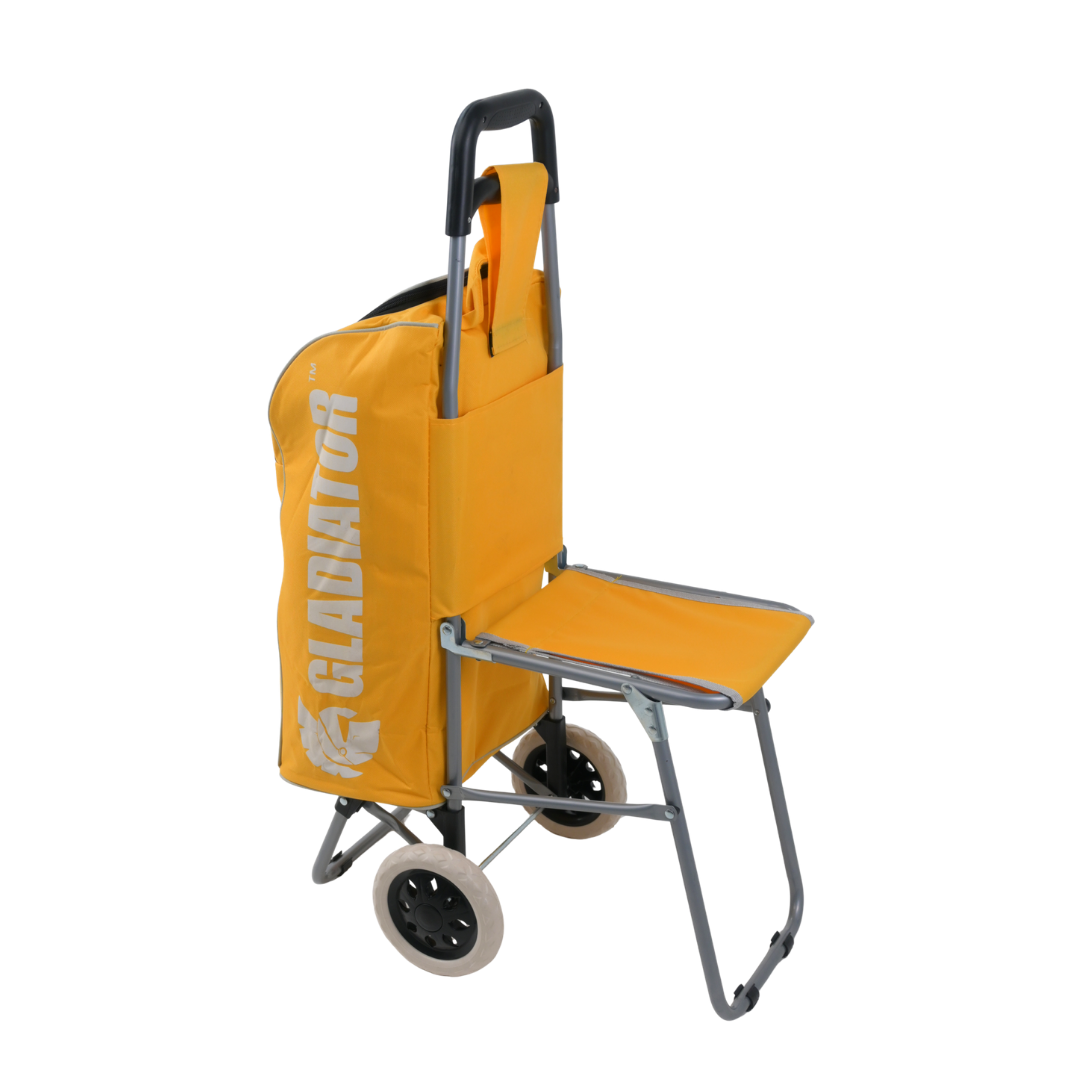 Insulated Trolley Bag w/ Foldable Chair