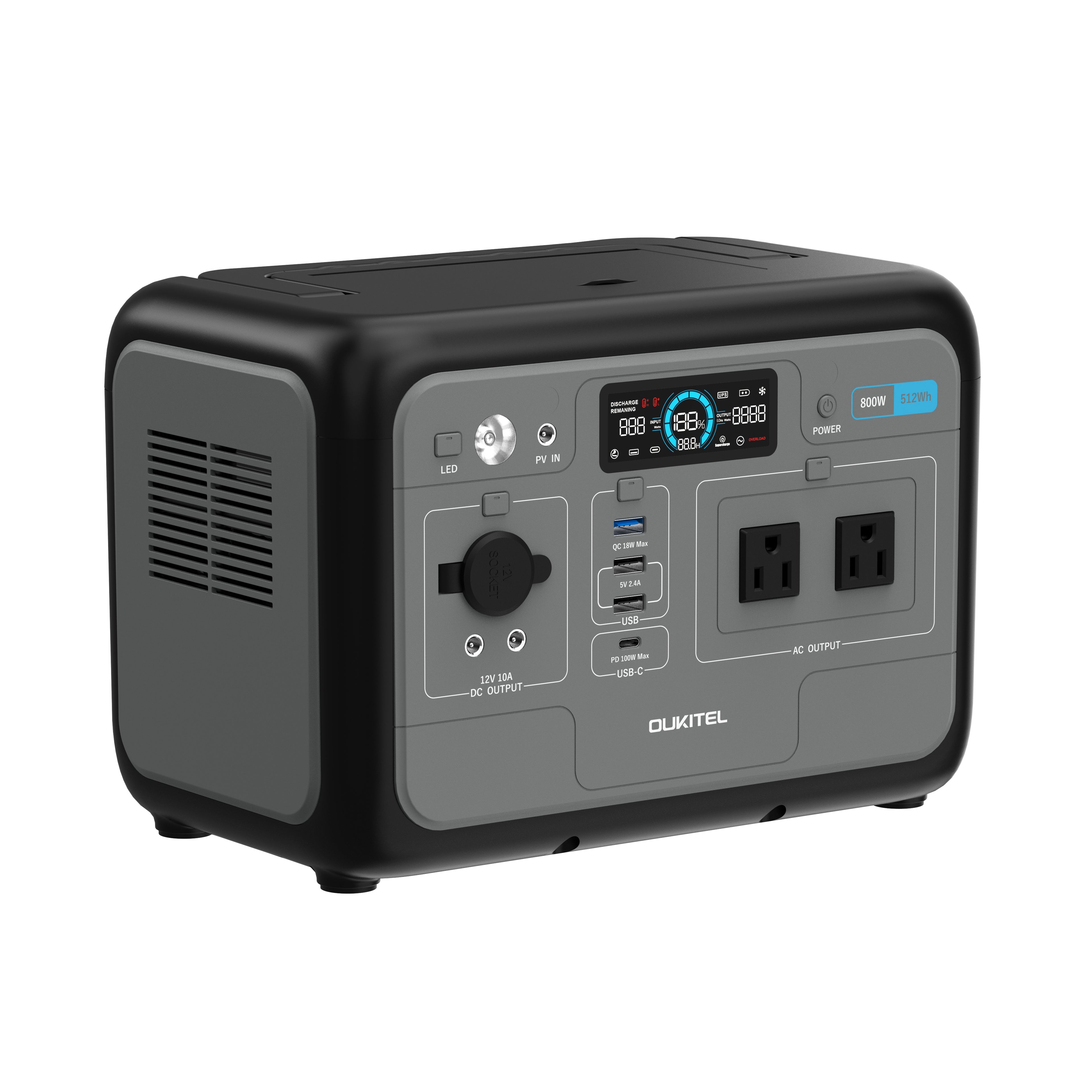 OUKITEL Portable Power Station P800E