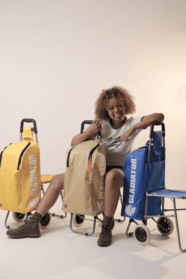 Insulated Trolley Bag w/ Foldable Chair